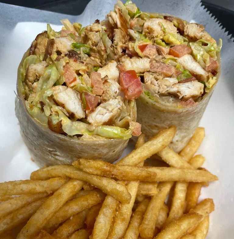 Grilled chicken wrap