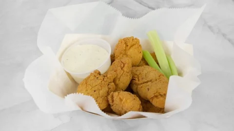 10 Boneless Wings at Rooster's Wings & Brew.