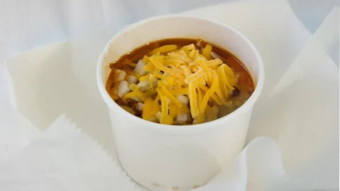 Homemade Chili at Rooster's Wings & Brew.