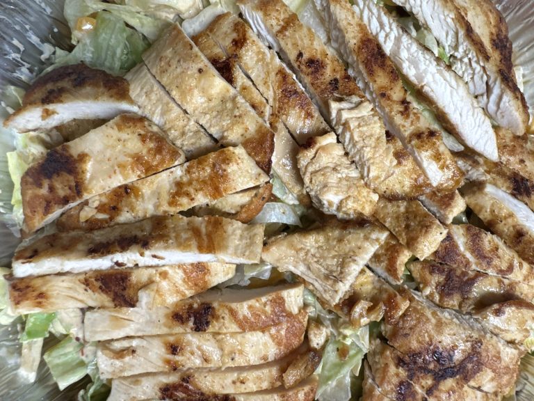 Roosters grilled chicken salad